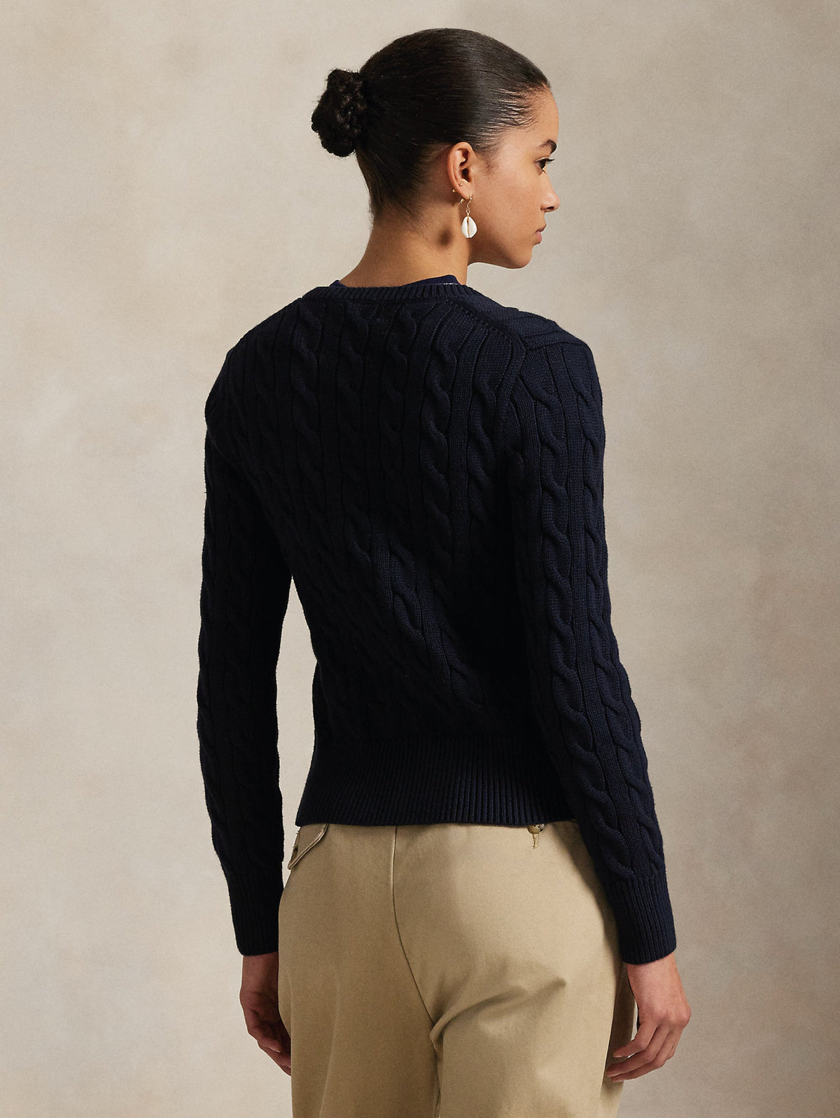 2026 New Arrival Cardigan in Cotone a Trecce Blu