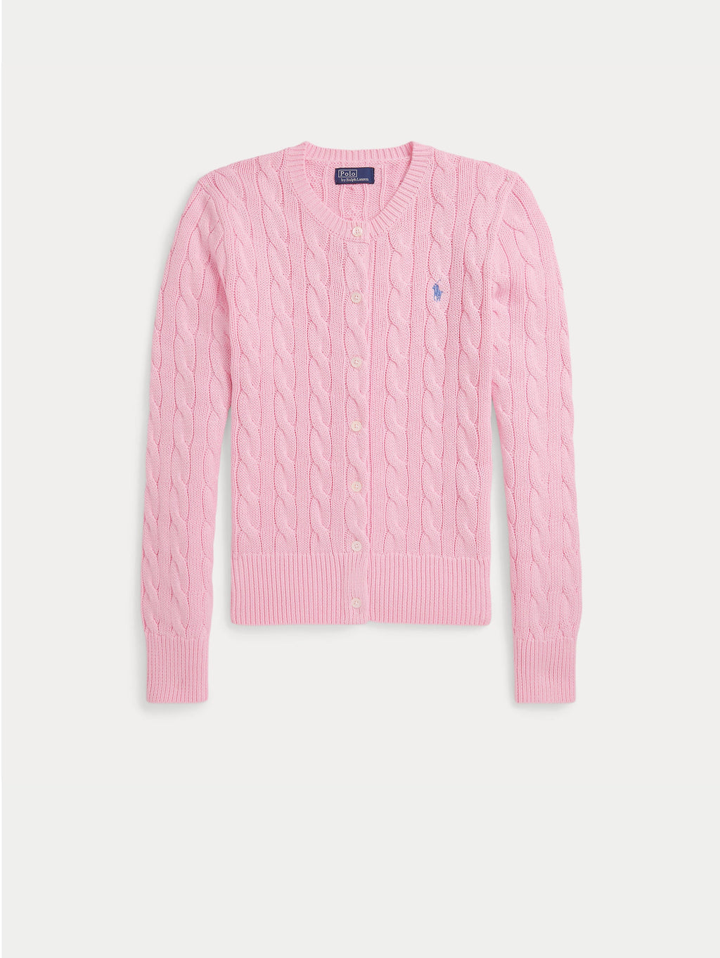 2026 New Arrival Cardigan in Cotone a Trecce Rosa