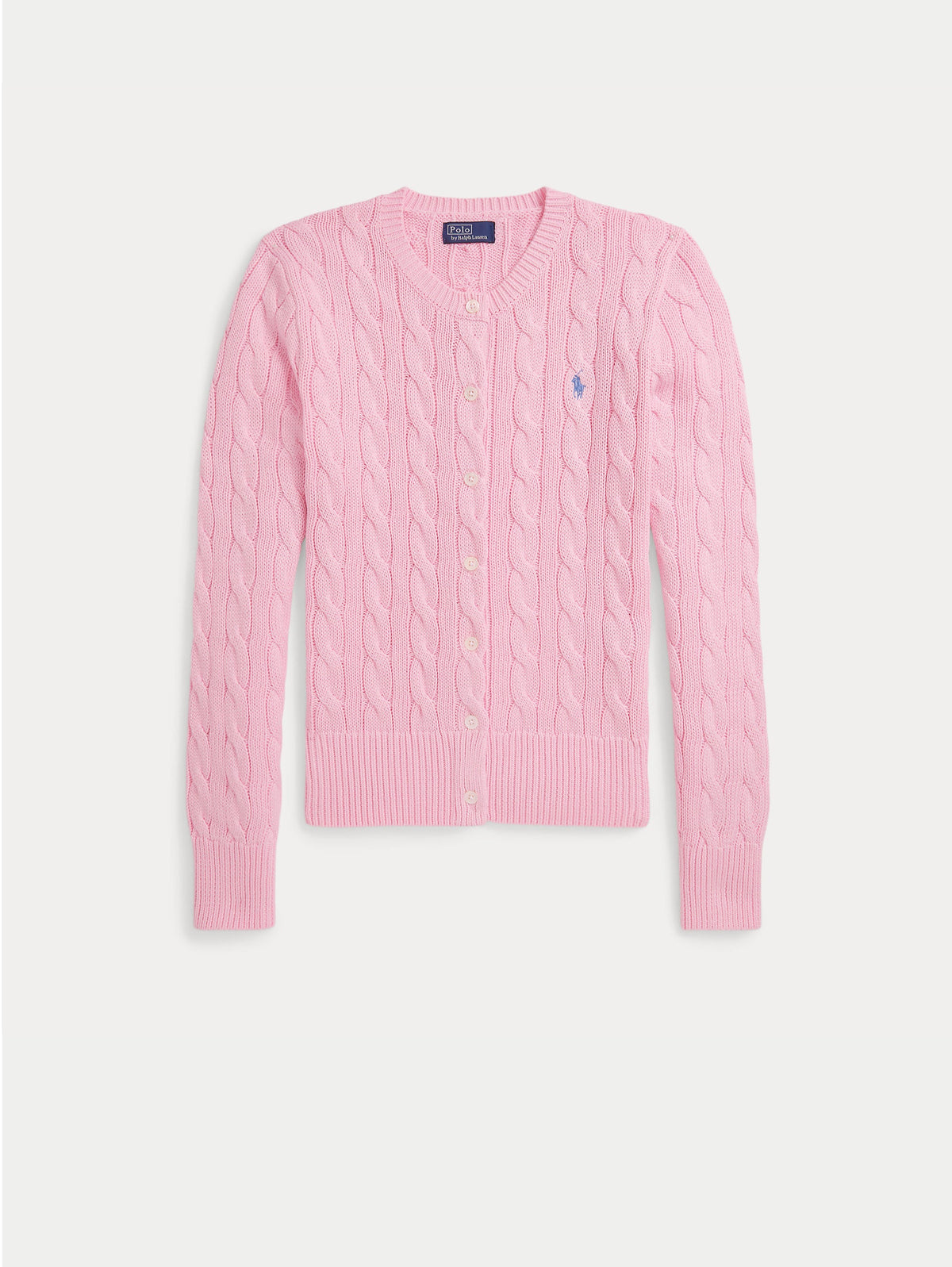 2026 New Arrival Cardigan in Cotone a Trecce Rosa