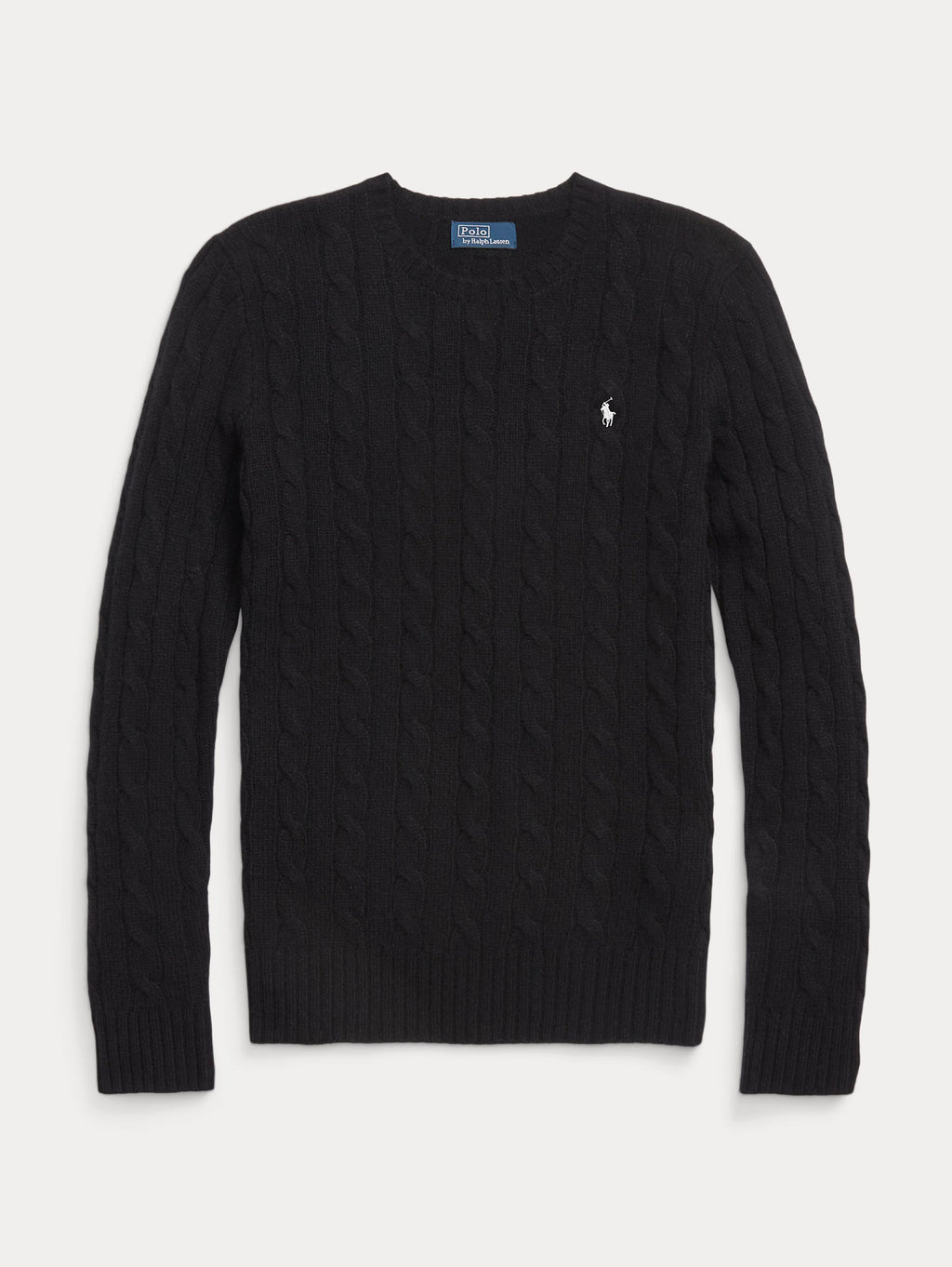 2026 New Arrival Maglia a Trecce Relaxed Fit Nero