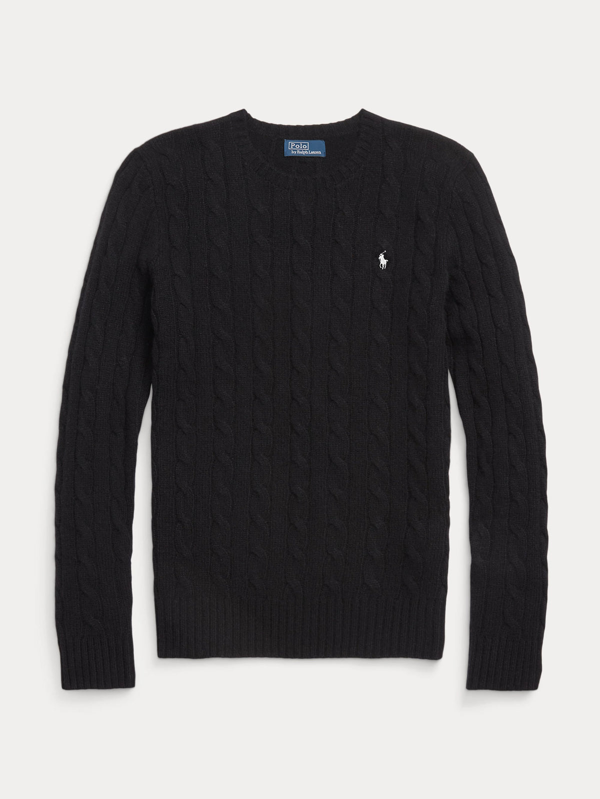 2026 New Arrival Maglia a Trecce Relaxed Fit Nero
