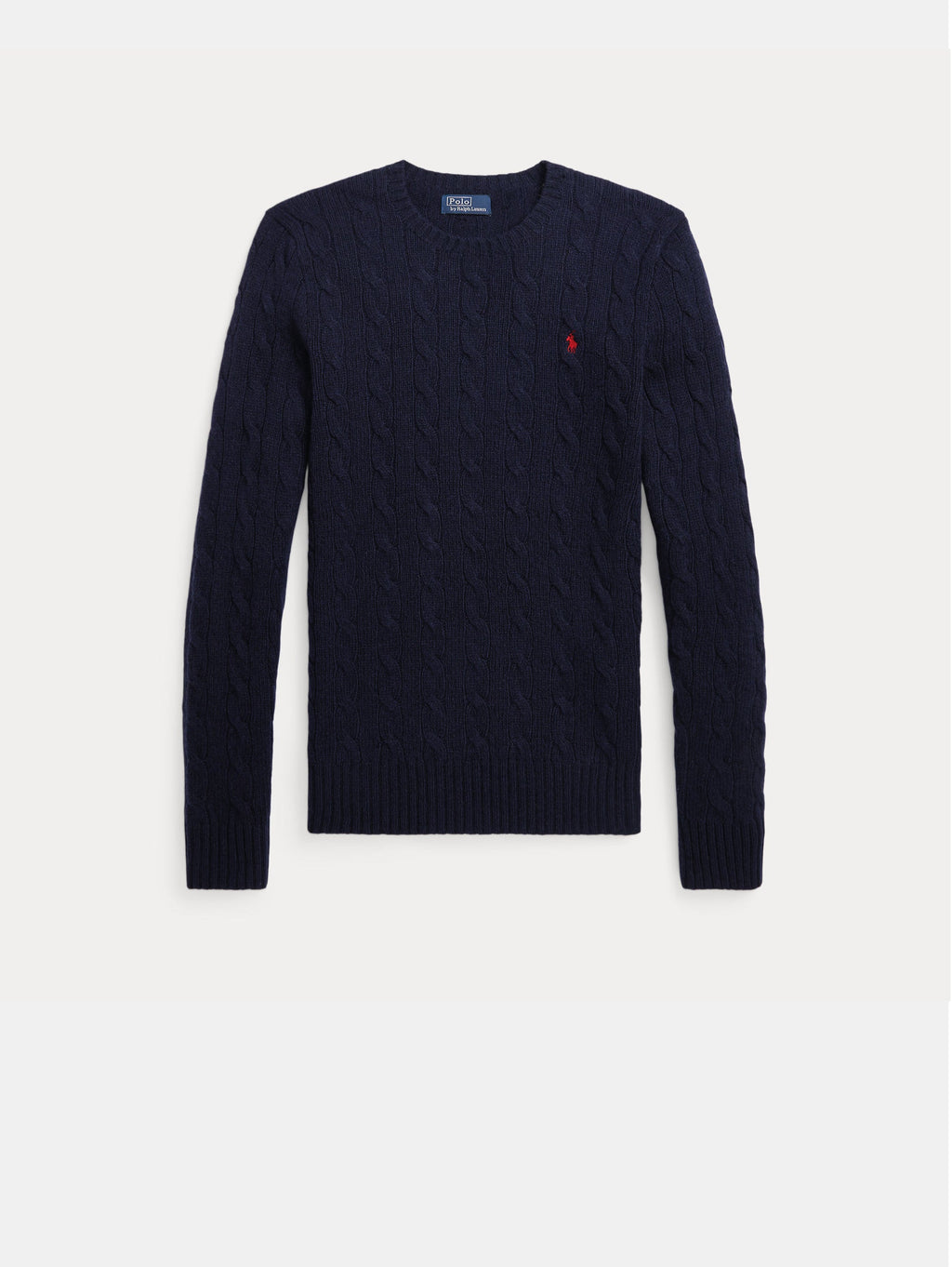 2026 New Arrival Maglia Linea Dritta a Trecce in Cashmere Blu