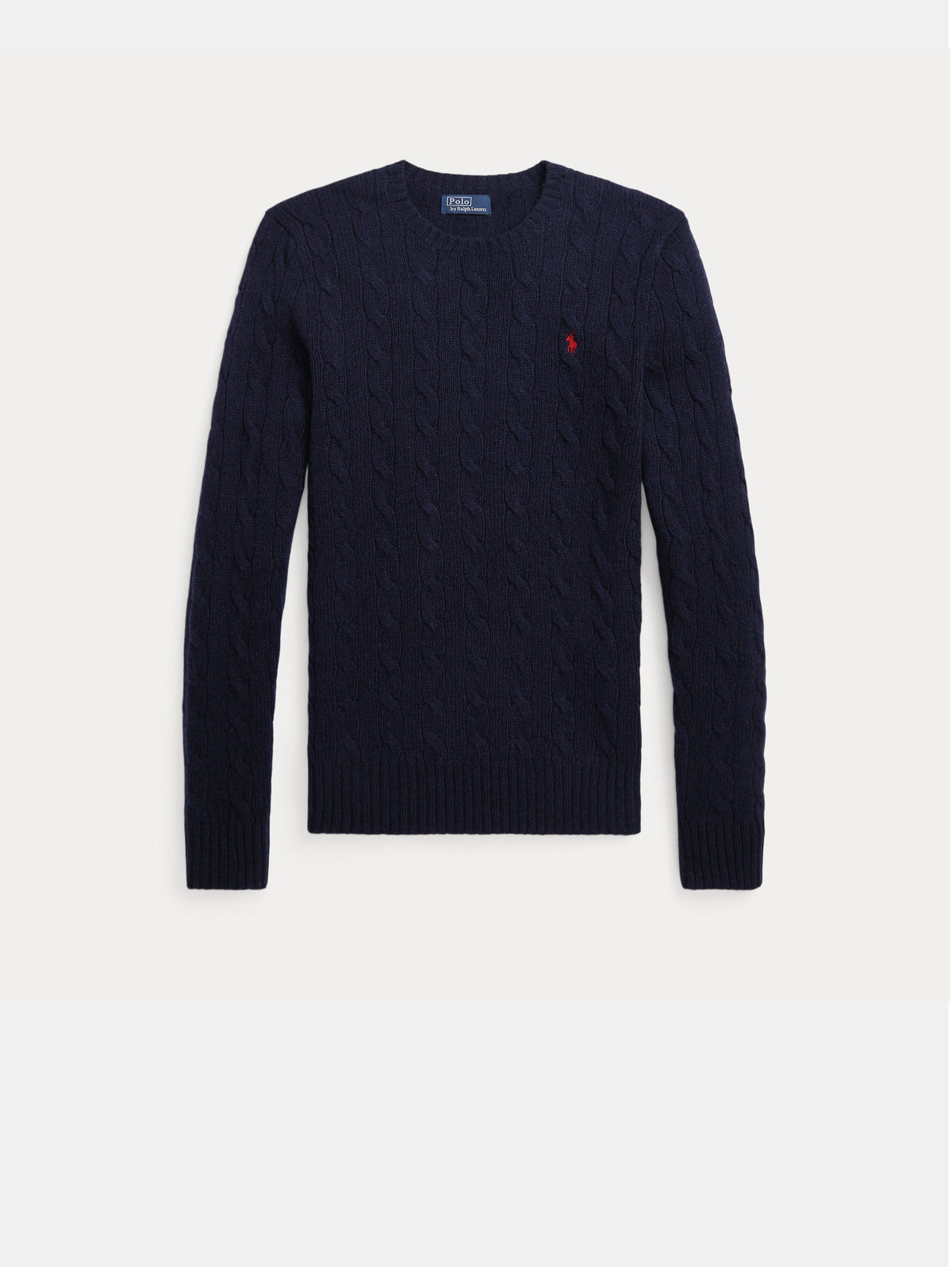 2026 New Arrival Maglia Linea Dritta a Trecce in Cashmere Blu