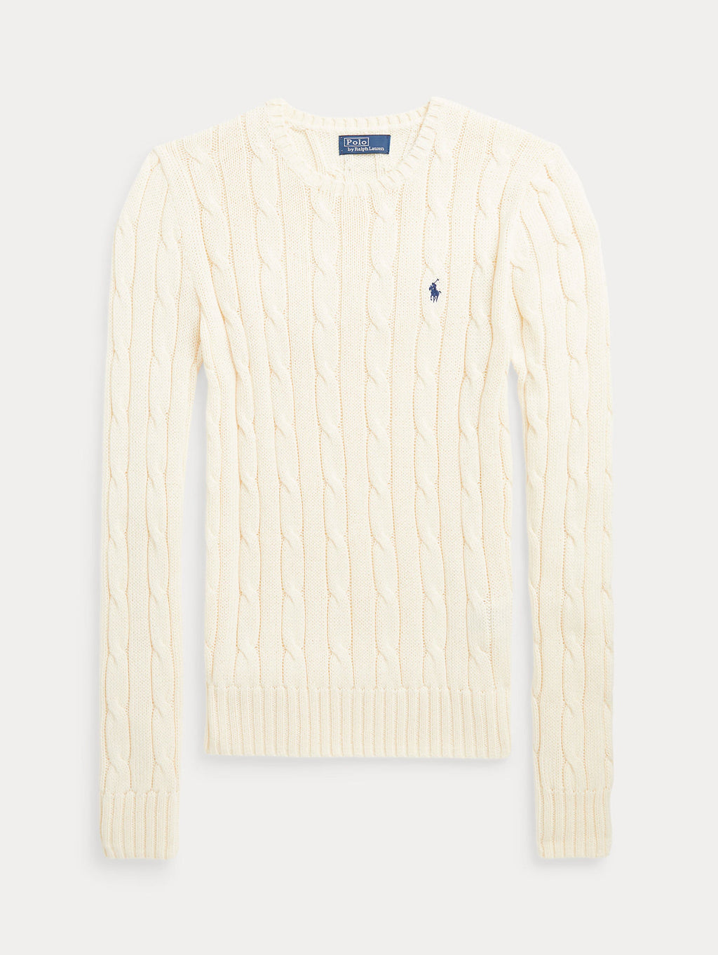 2026 New Arrival Maglia Linea Dritta a Trecce in Cashmere Crema
