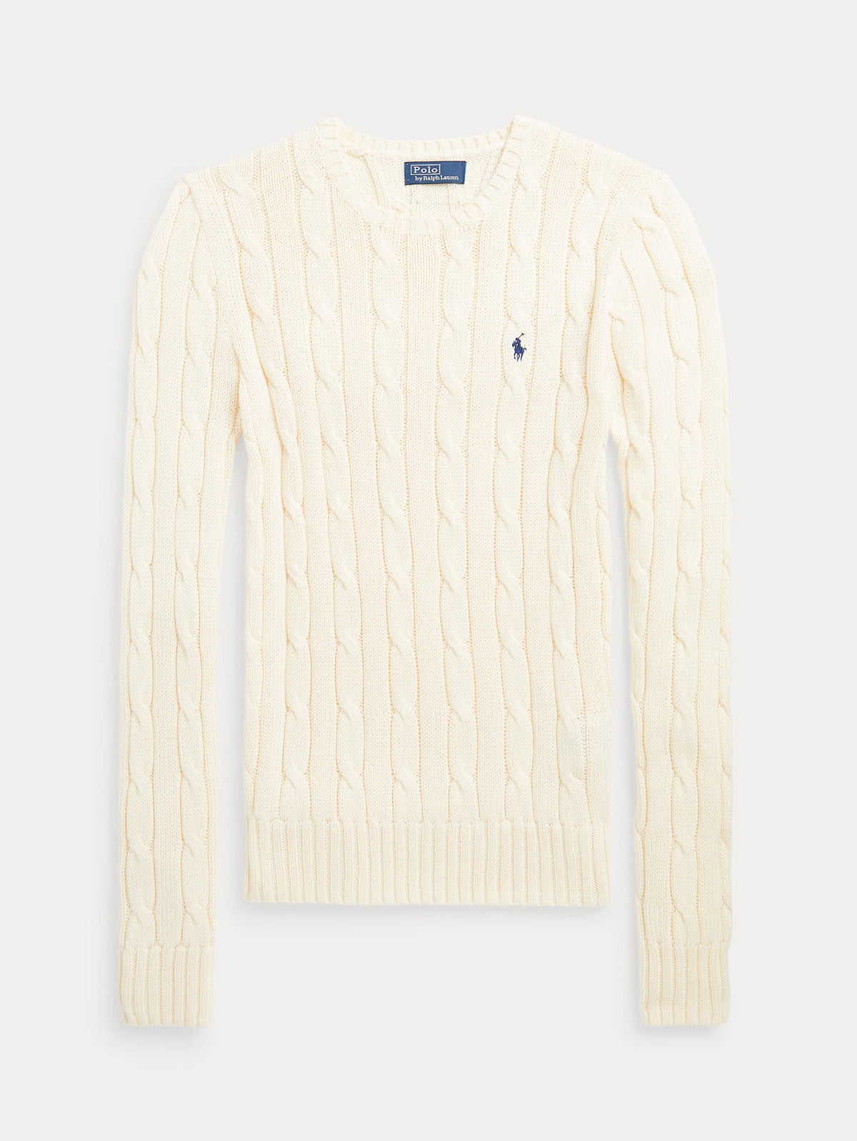 2026 New Arrival Maglia Linea Dritta a Trecce in Cashmere Crema