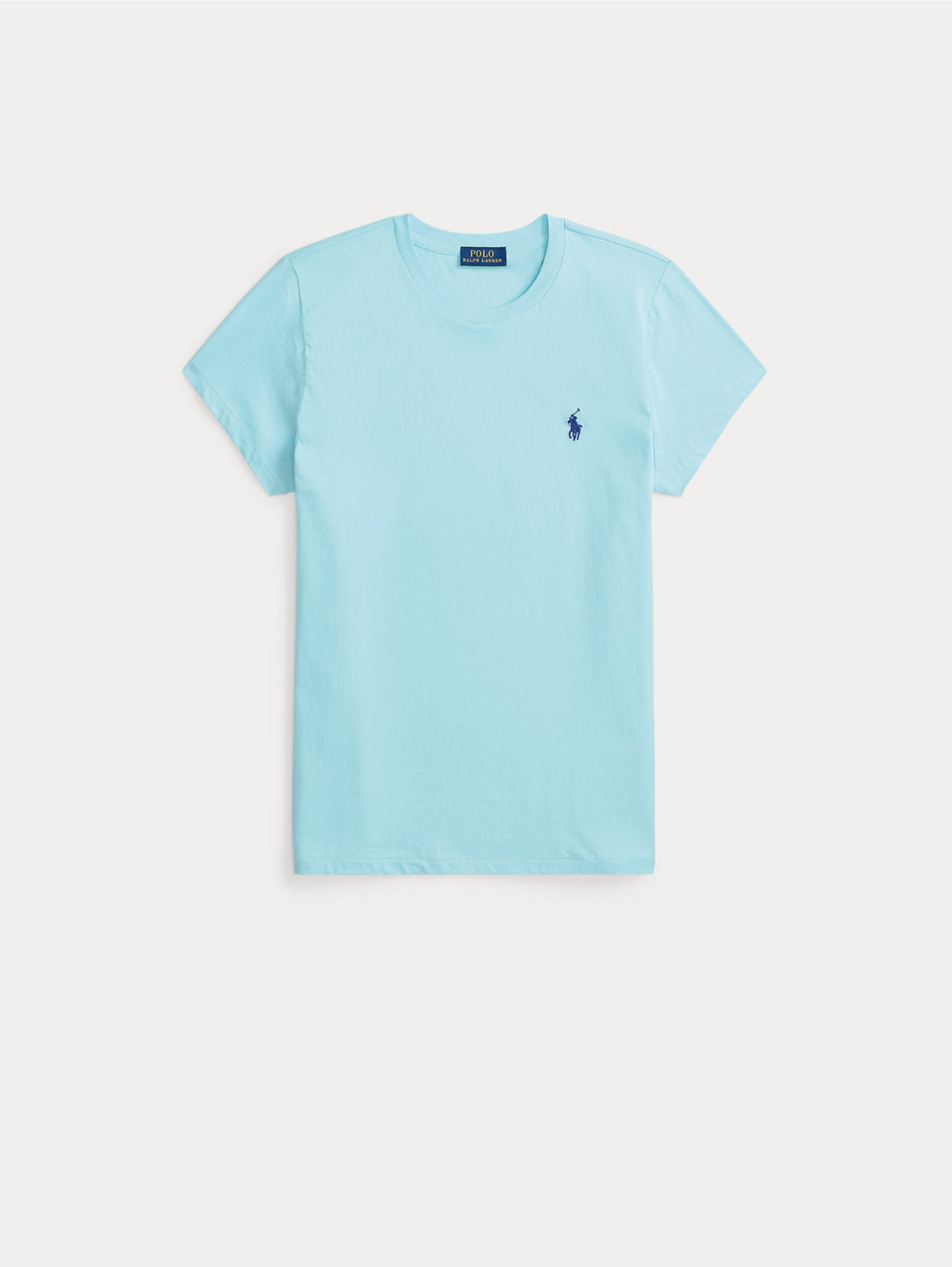 2026 New Arrival T-shirt Girocollo in Cotone Turchese