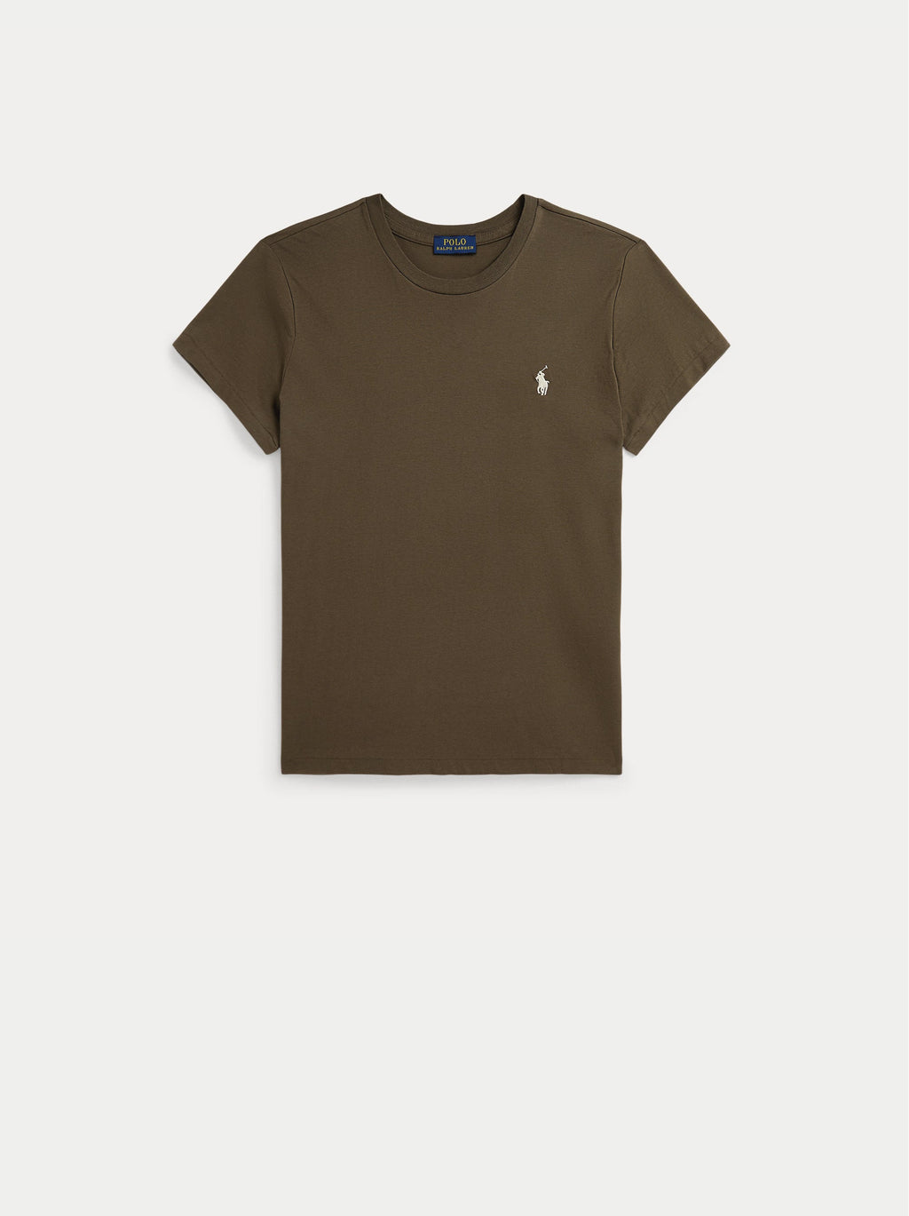 2026 New Arrival T-shirt Girocollo in Cotone Marrone