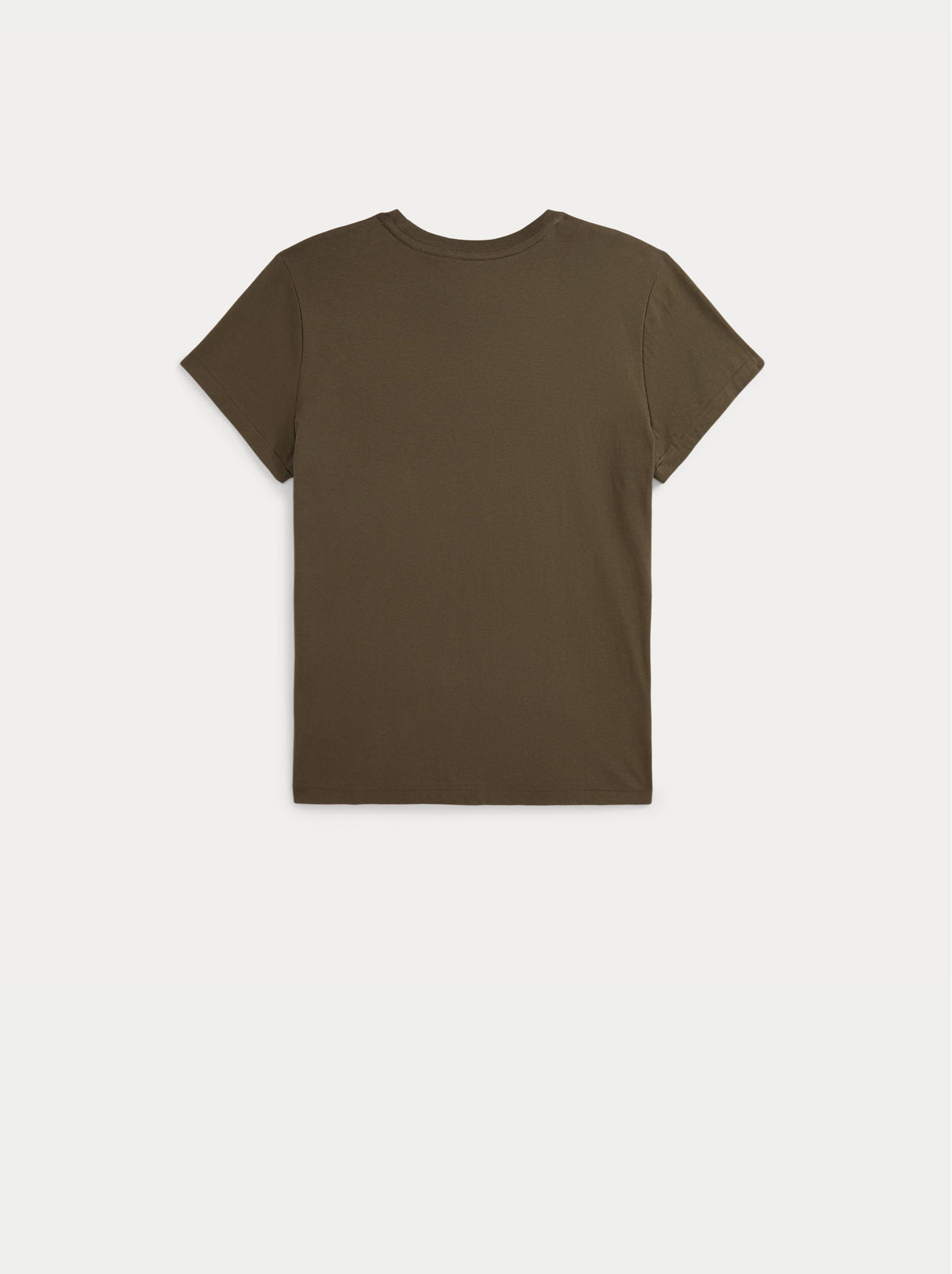 2026 New Arrival T-shirt Girocollo in Cotone Marrone