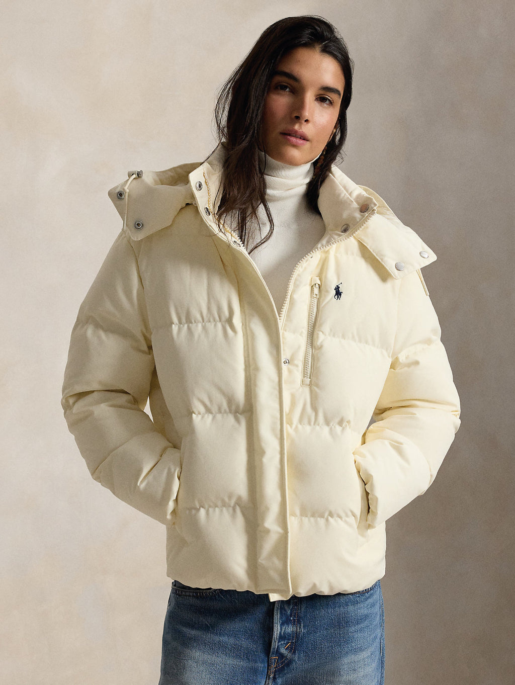 2026 New Arrival Piumino Trapuntato Opaco Crema
