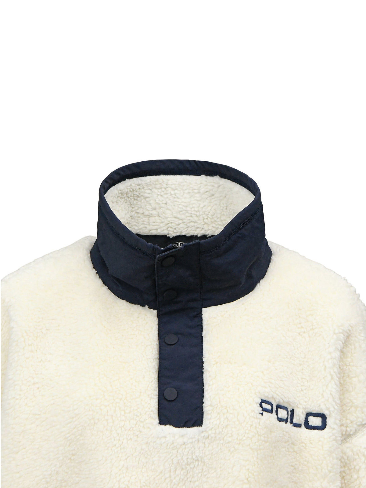 2026 New Arrival Pile a Pelo Alto con Ricamo Polo Bear Bianco