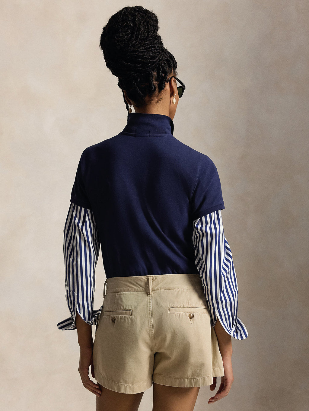 2026 New Arrival Polo Manica Corta Slim Fit Navy Blu