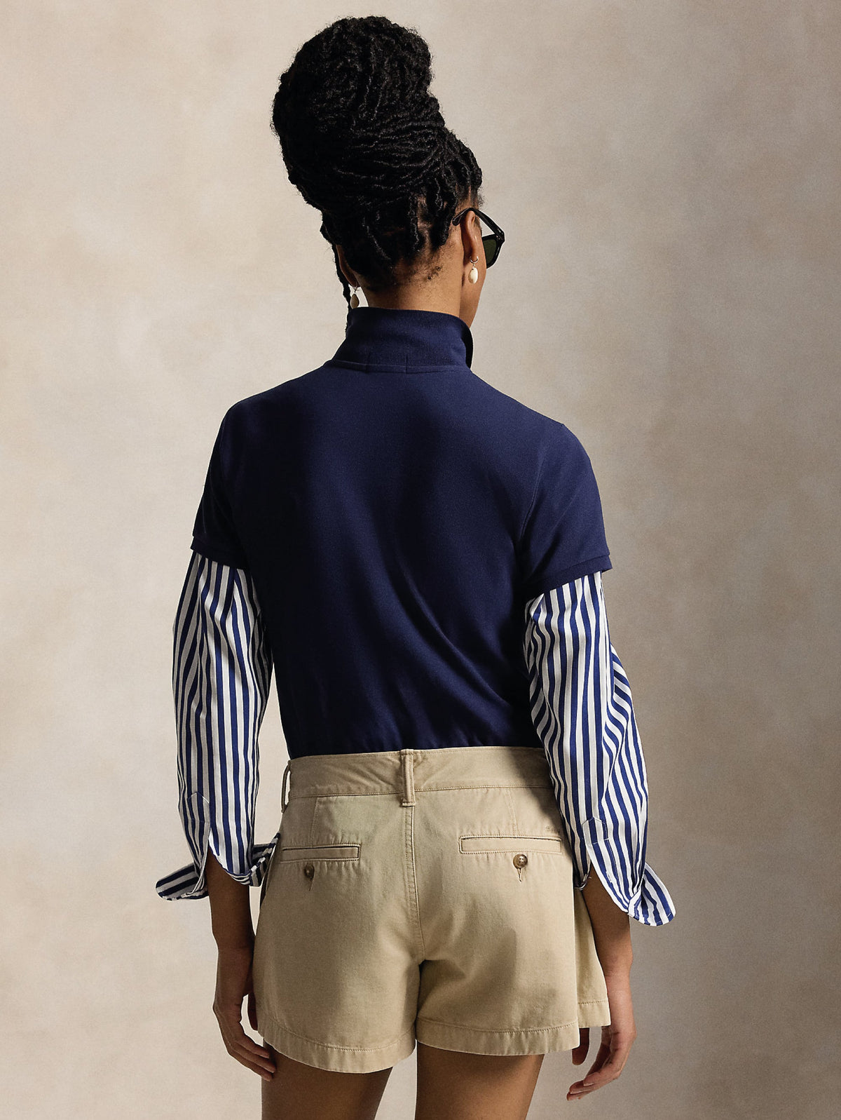 2026 New Arrival Polo Manica Corta Slim Fit Navy Blu