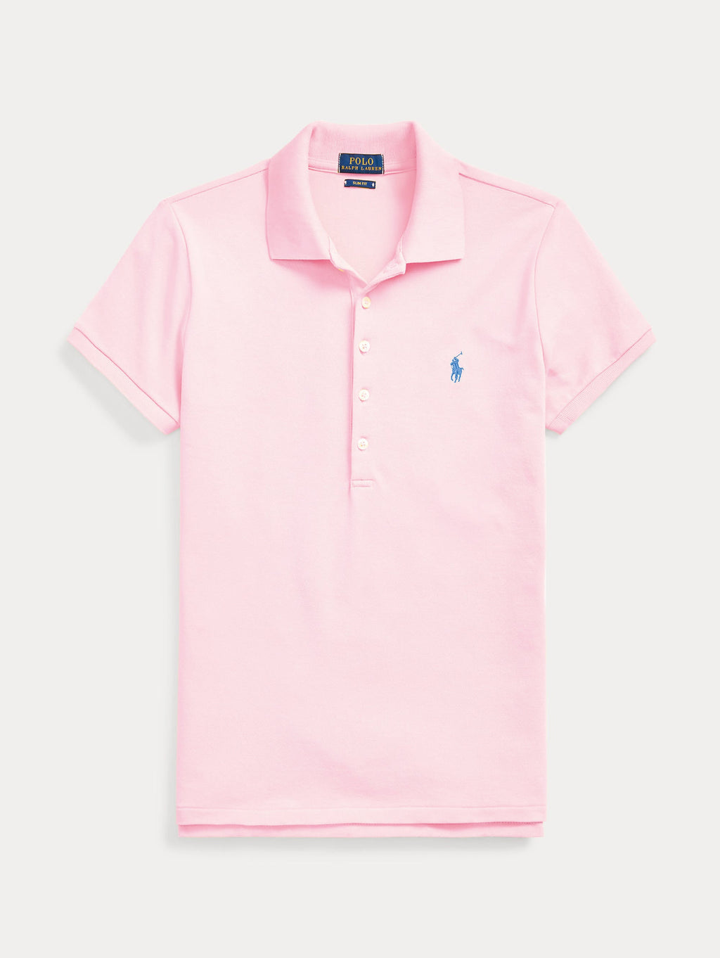 2026 New Arrival Polo Manica Corta Slim Fit Rosa Caramello