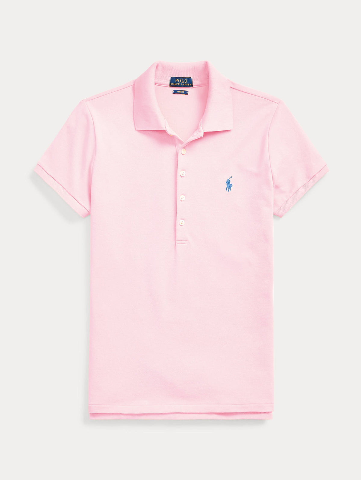 2026 New Arrival Polo Manica Corta Slim Fit Rosa Caramello