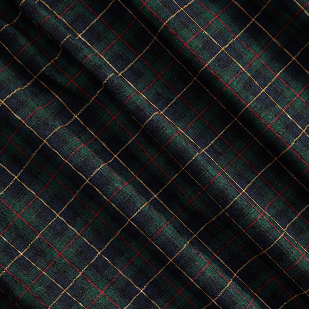 2026 New Arrival Camicia in Check Scozzese Verde/Blu