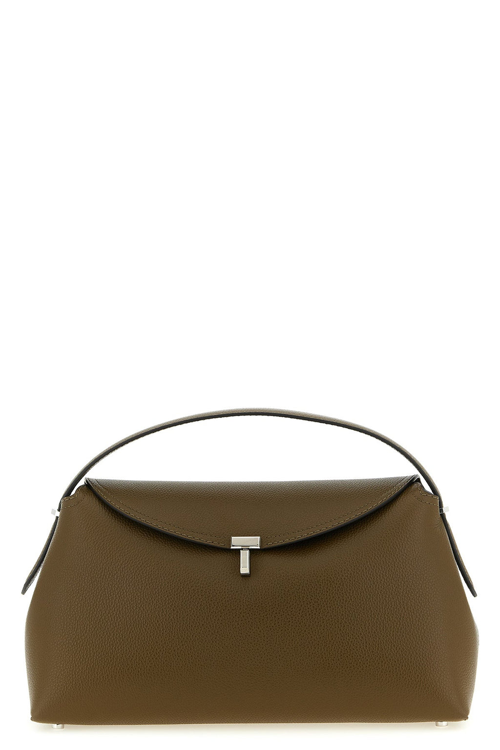 2026 New Arrival t-lock hammered leather handbag
