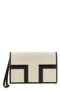 2026 New Arrival t-flap envelope cotton and linen blend canvas clutch bag