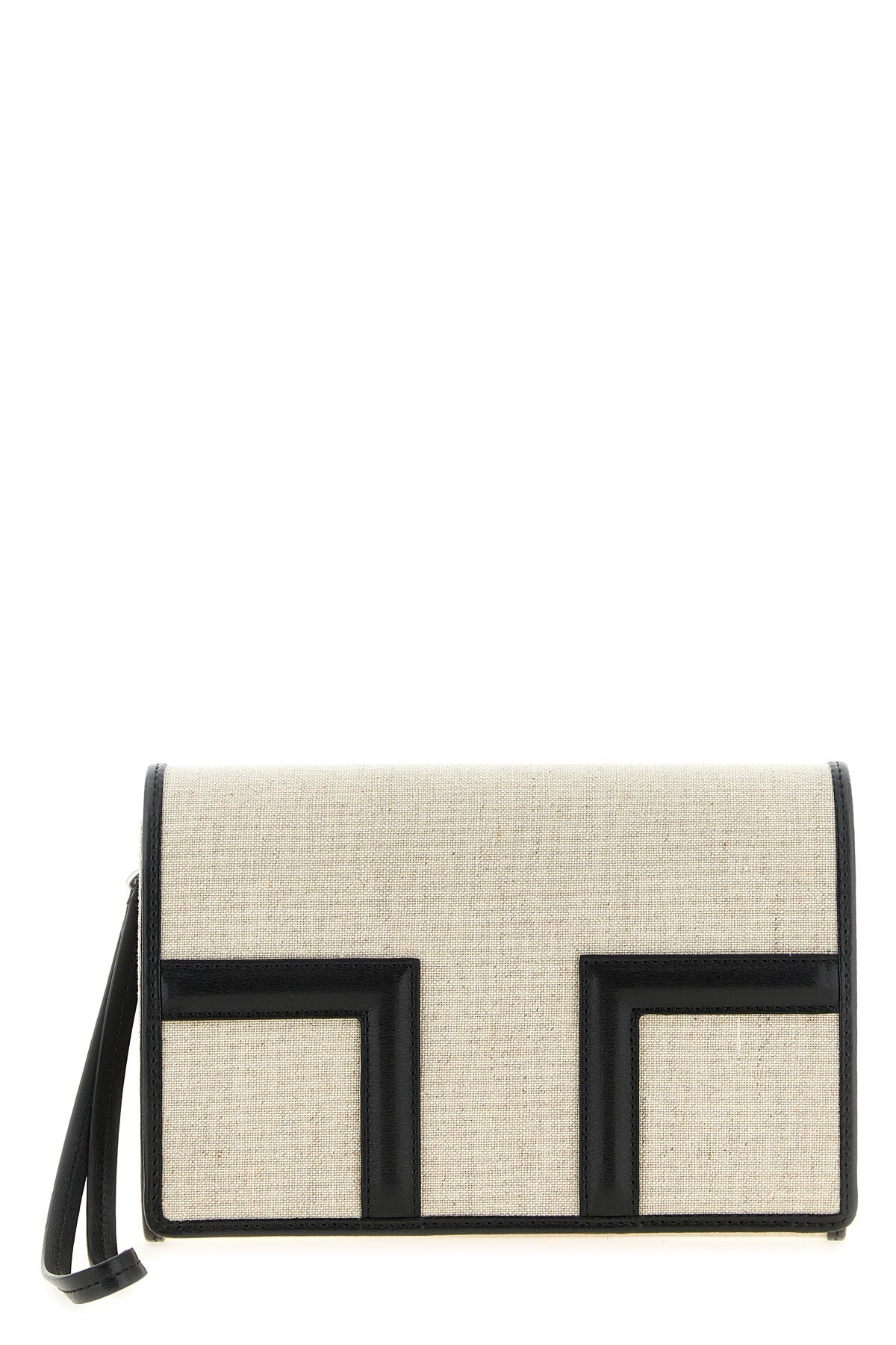 2026 New Arrival t-flap envelope cotton and linen blend canvas clutch bag