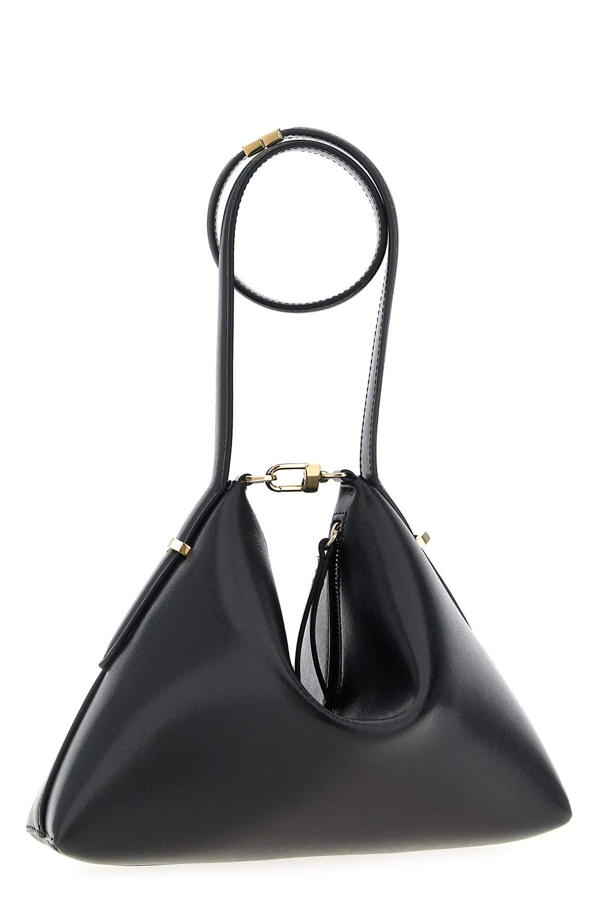 2026 New Arrival bevel handbag in slightly structured palmellatta leather