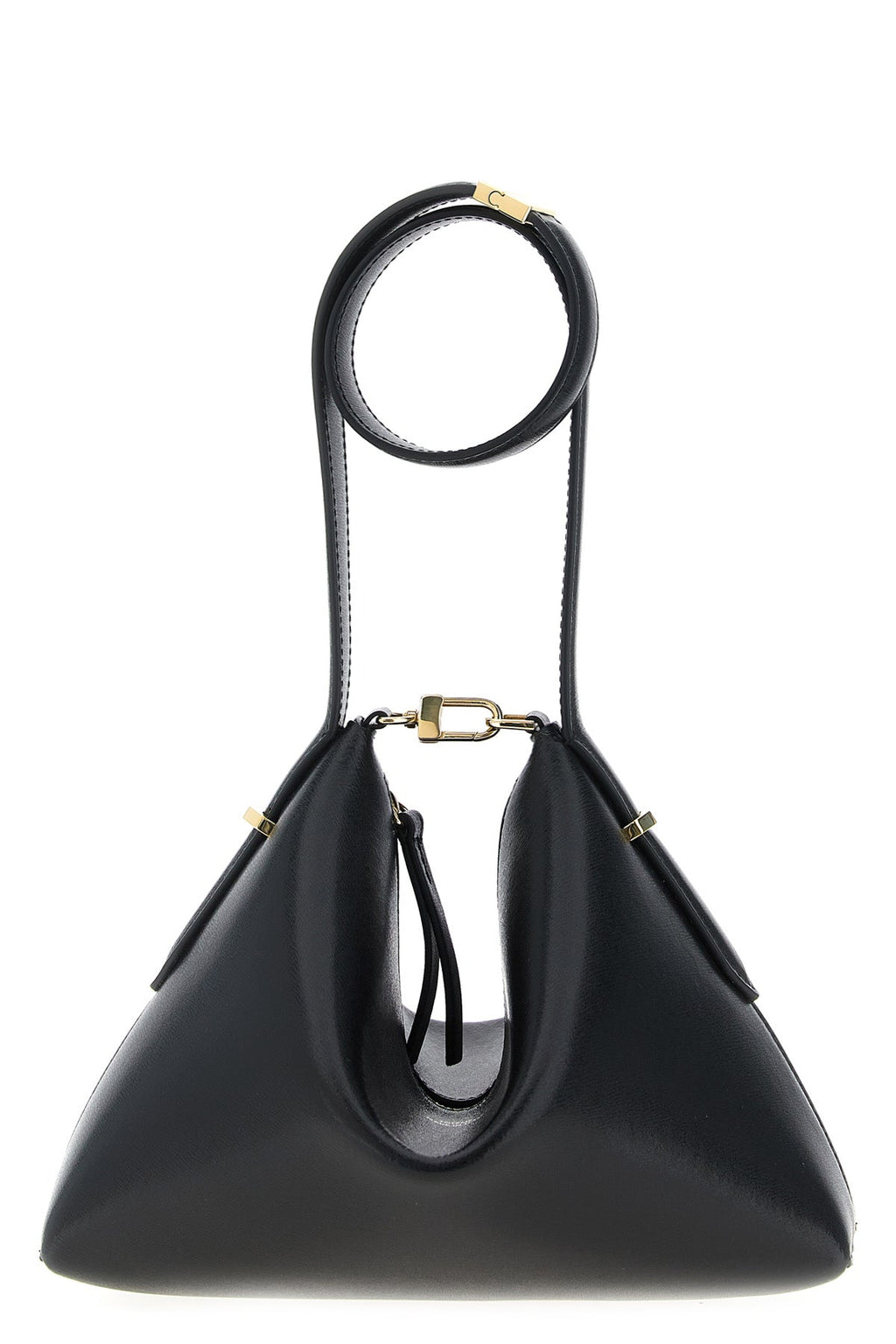 2026 New Arrival bevel handbag in slightly structured palmellatta leather