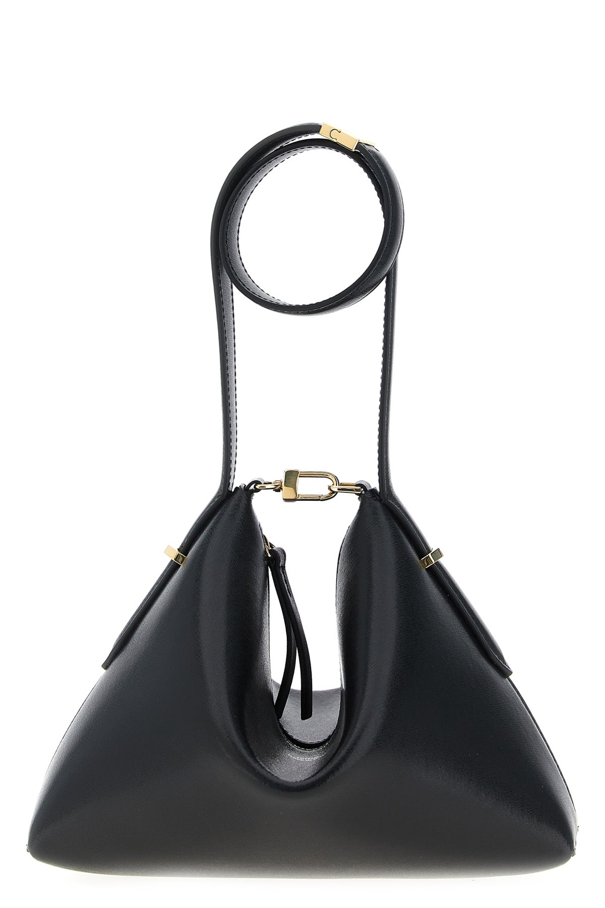 2026 New Arrival bevel handbag in slightly structured palmellatta leather