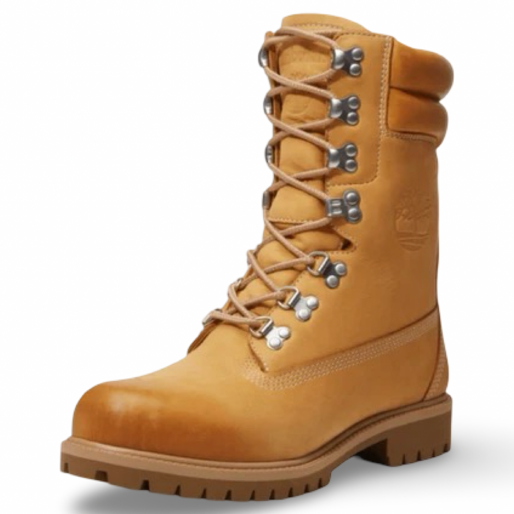 Top Seller Timberland PREMIUM 10 IN TALL LACE WATERPROOF LEATHER SUPER BOOT Men’s -WHEAT NUBUCK