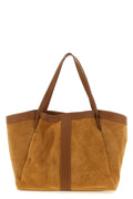 2026 New Arrival tone-on-tone suede and smooth leather shopping