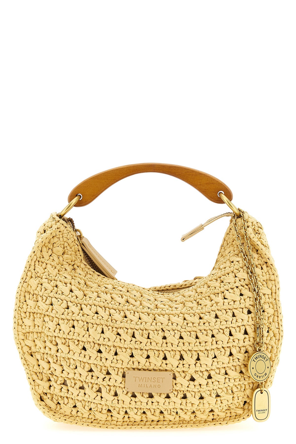 2026 New Arrival handbag croissant handbag in hand-woven cellulose raffia