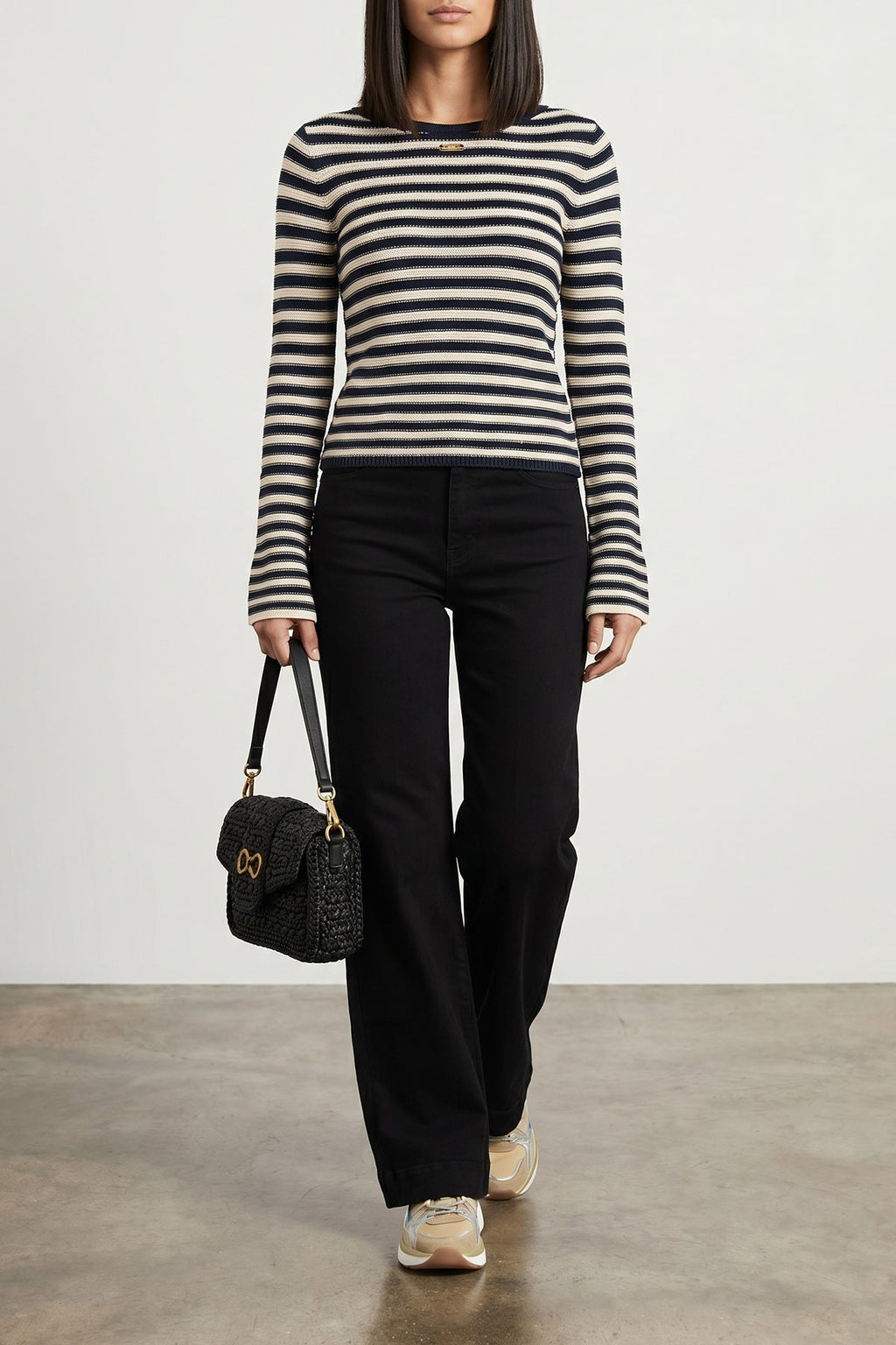 2026 New Arrival raffia crossbody bag
