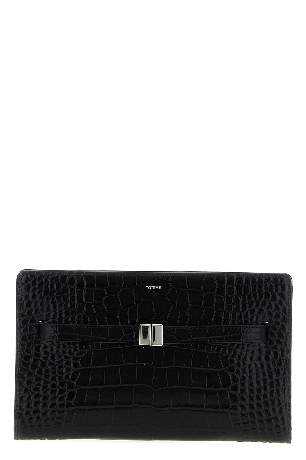 2026 New Arrival belted leather crocodile-print leather crossbody bag