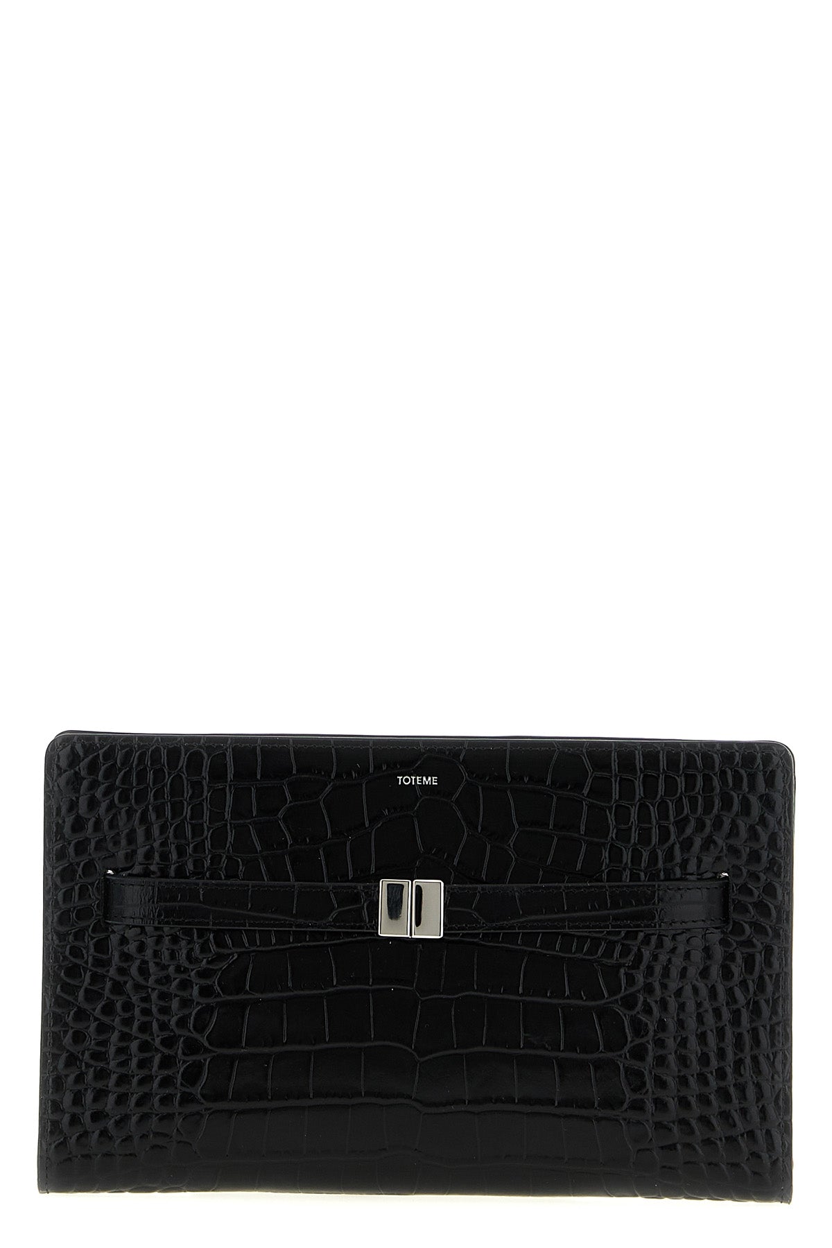 2026 New Arrival belted leather crocodile-print leather crossbody bag