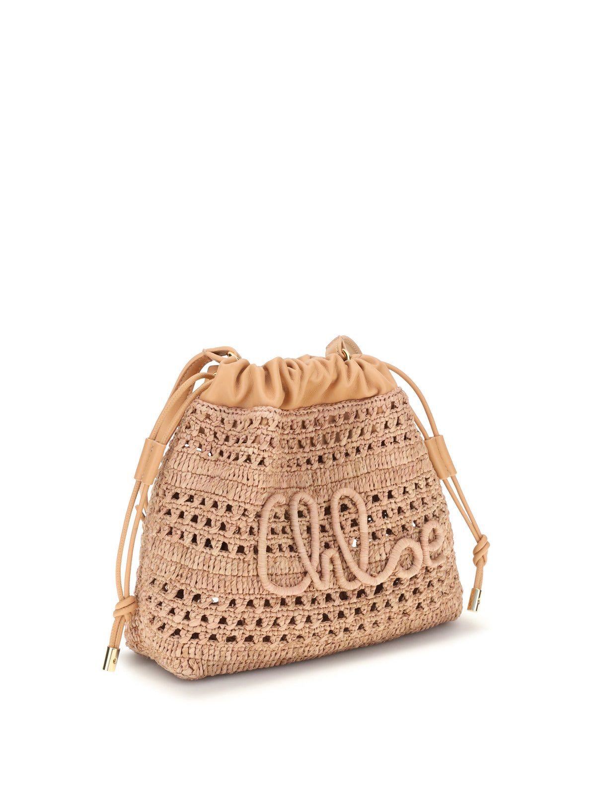 2026 New Arrival raffia drawstring shoulder bag