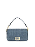 2026 New Arrival medium woven raffia shoulder bag with ff embroidery