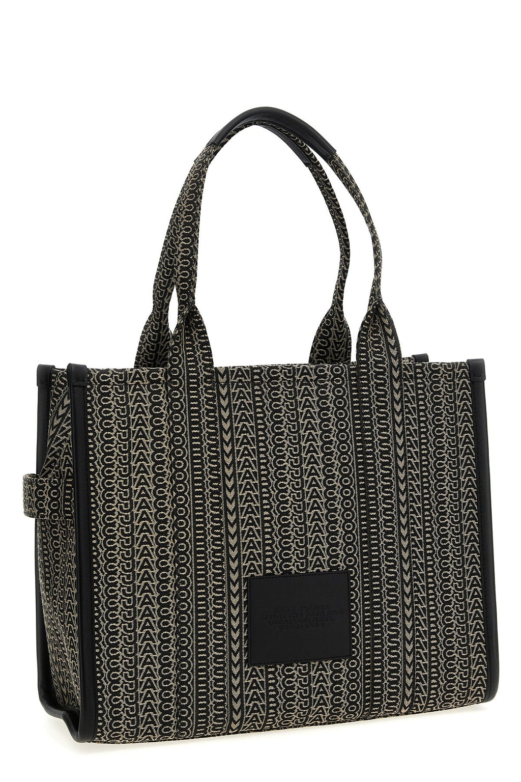 2026 New Arrival the monogram jacquard large tote shopping bag in woven jacquard fabric
