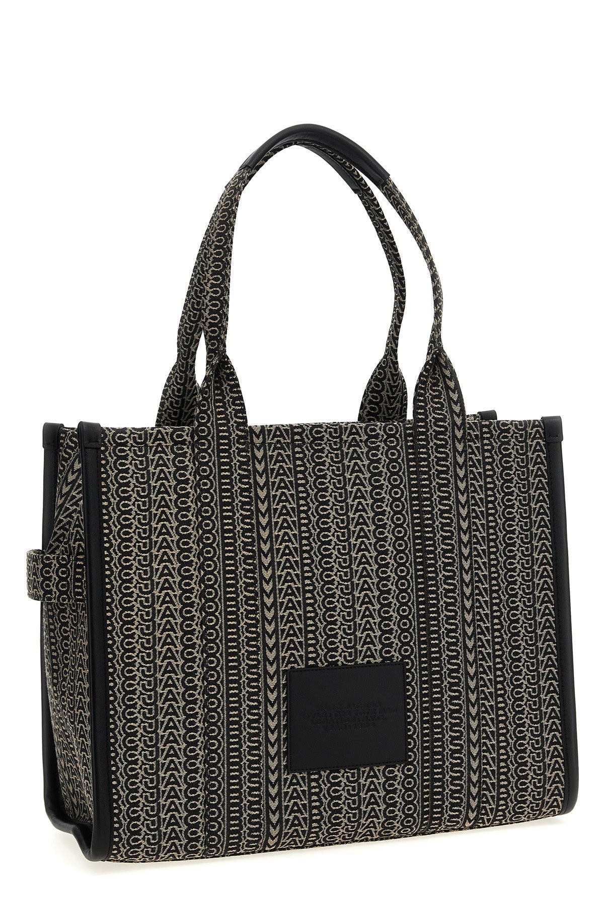 2026 New Arrival the monogram jacquard large tote shopping bag in woven jacquard fabric