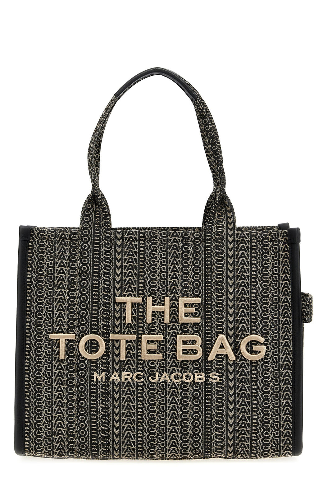 2026 New Arrival the monogram jacquard large tote shopping bag in woven jacquard fabric