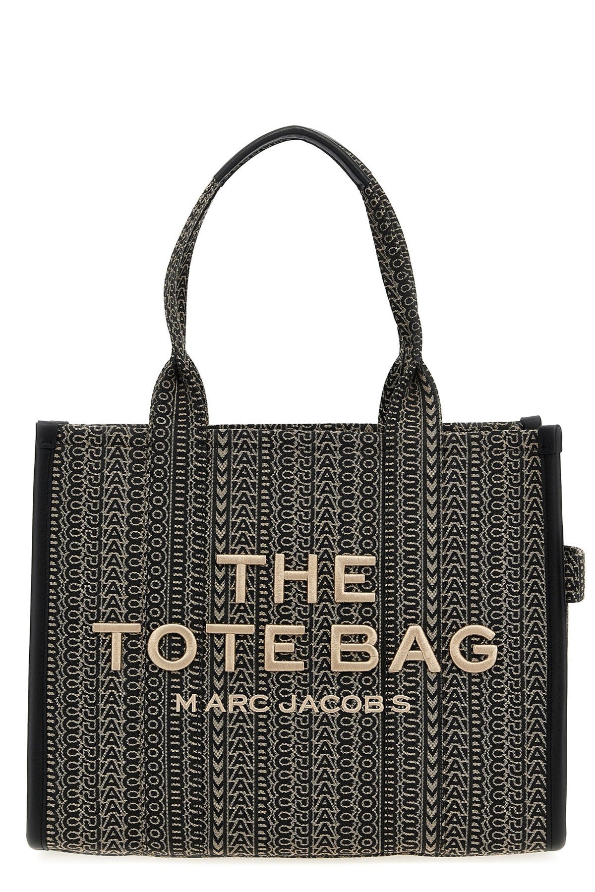 2026 New Arrival the monogram jacquard large tote shopping bag in woven jacquard fabric
