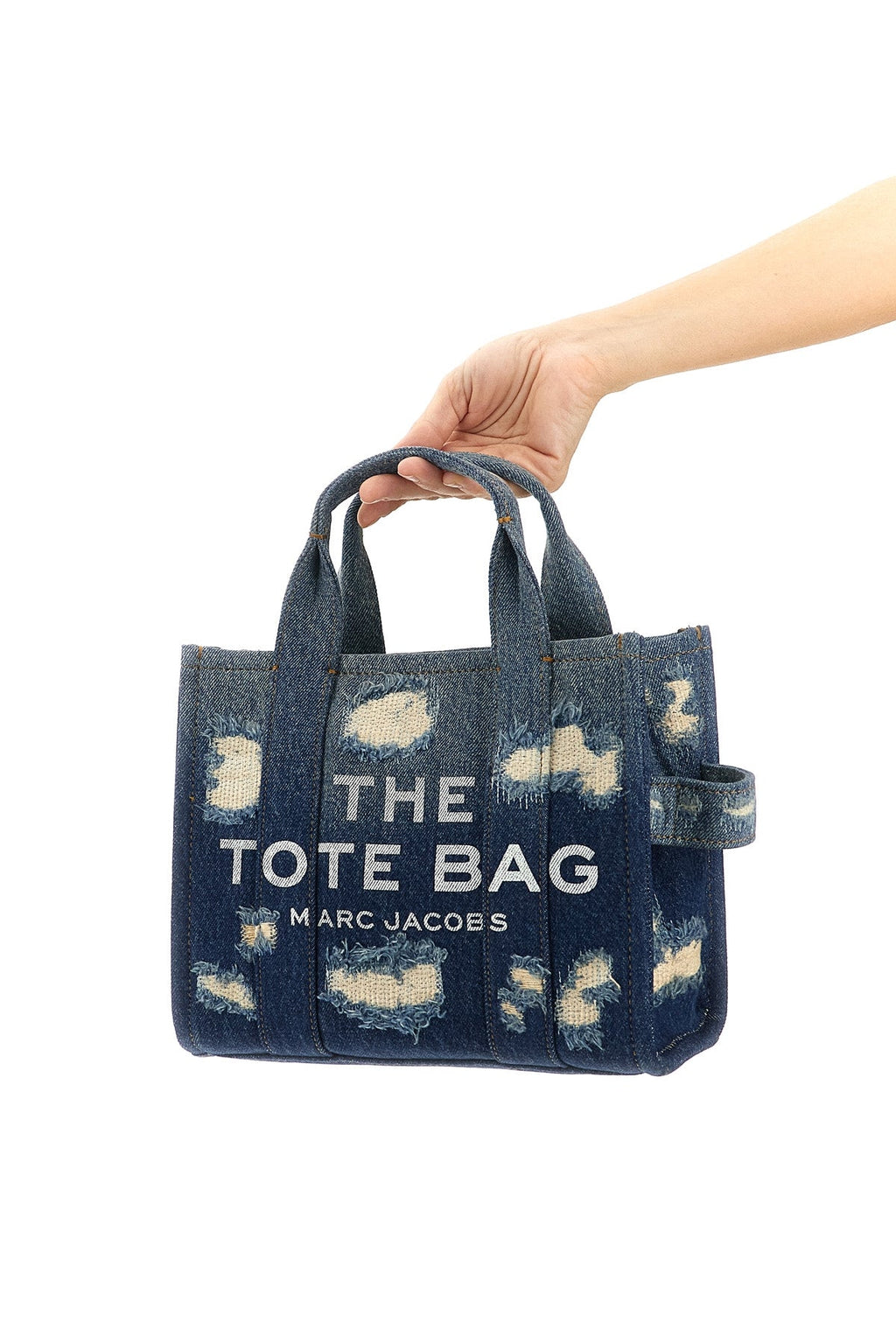 2026 New Arrival the rip and repair denim small tote shopping bag in used-effect cotton denim
