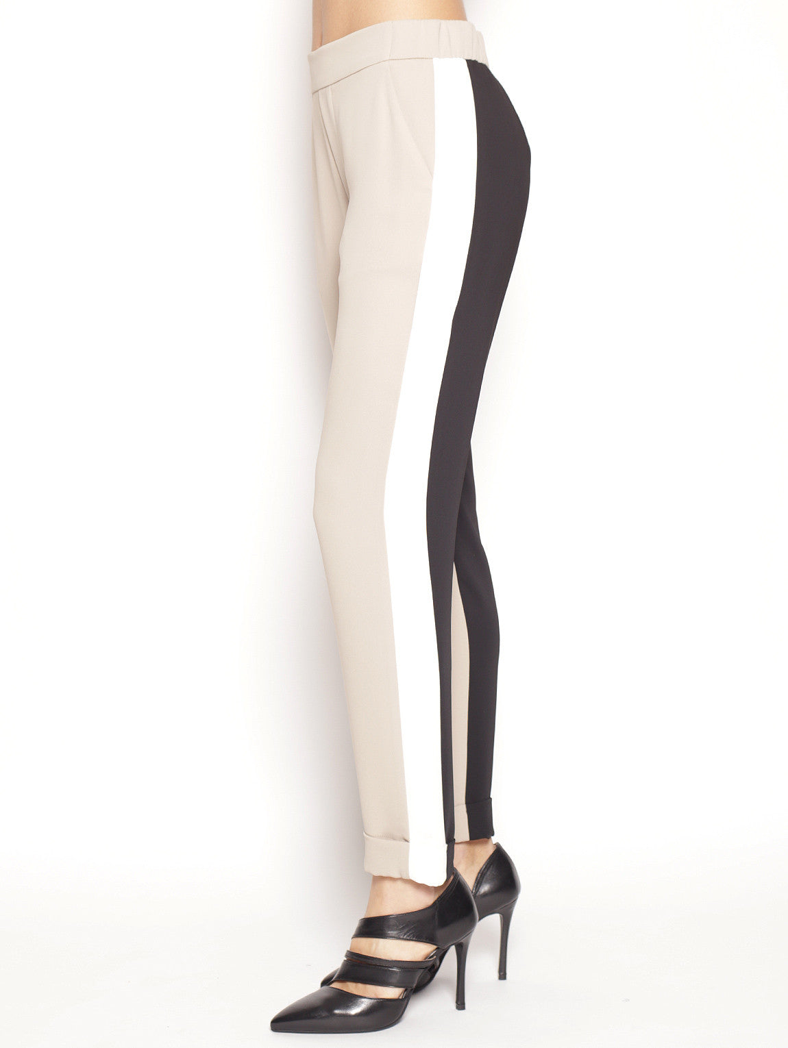2026 New Arrival Pantalone Pantetrix Beige/Bianco/Nero