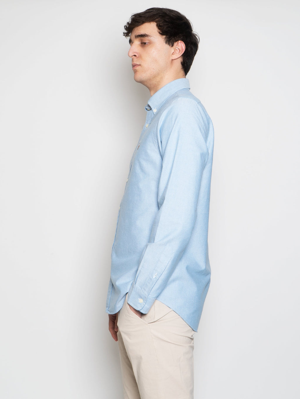 2026 New Arrival Camicia Oxford Slim Fit Blu