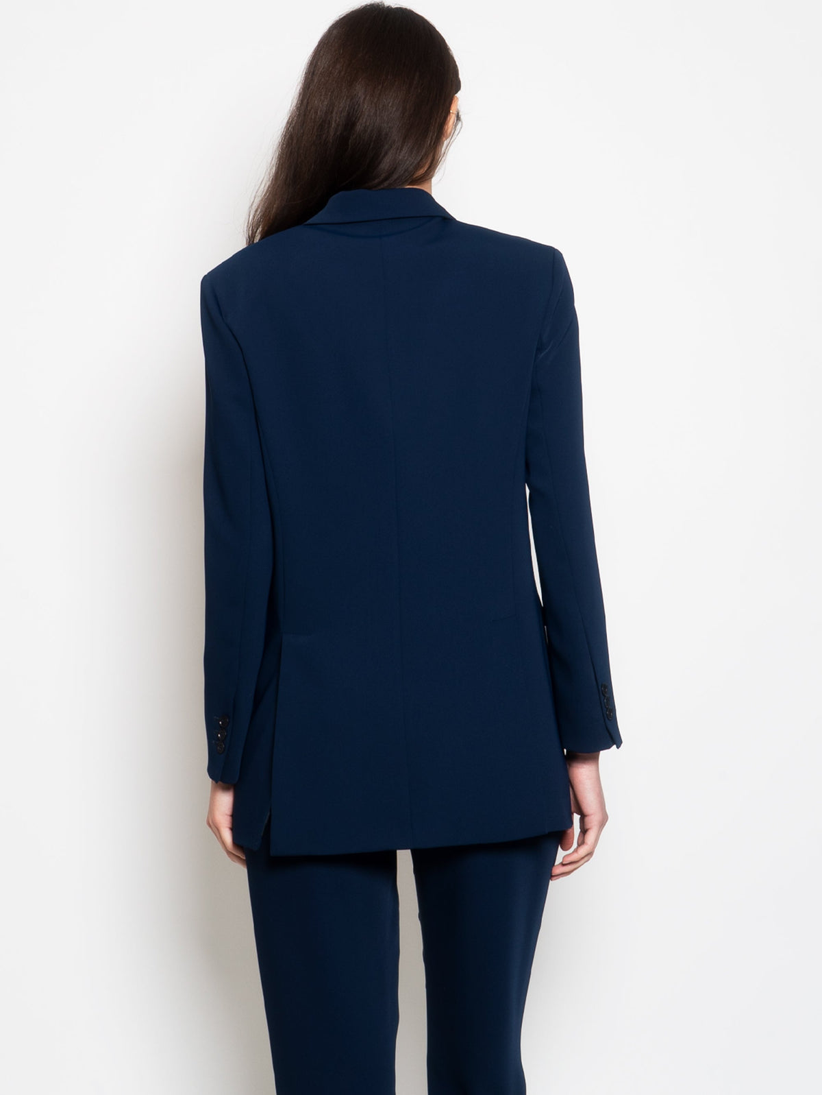 2026 New Arrival Blazer Doppio Petto in Cady Blu