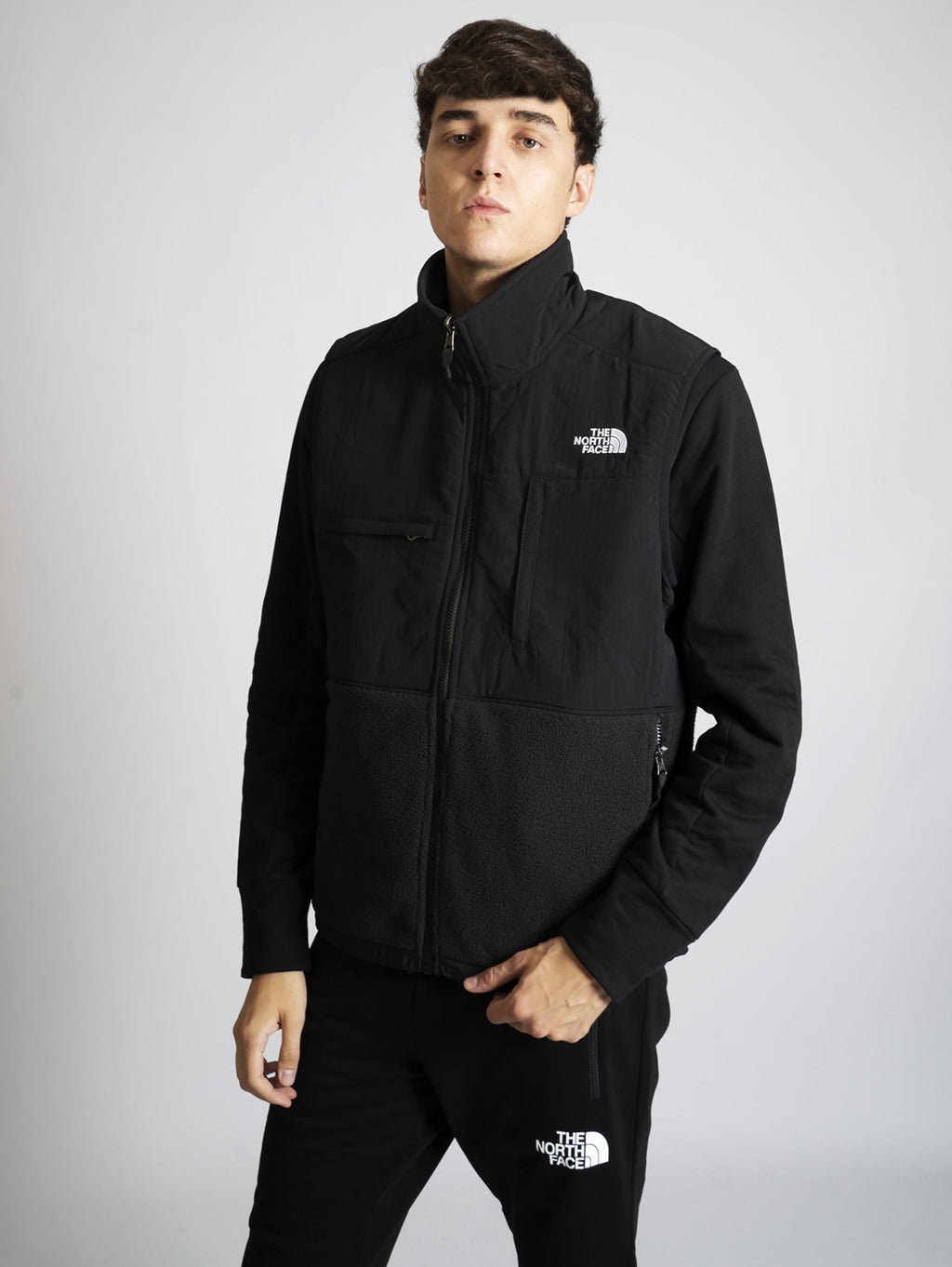 2026 New Arrival Gilet in Pile Nero