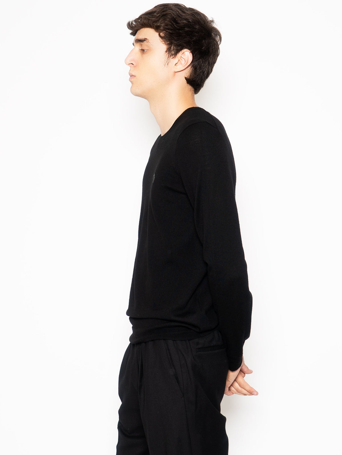 2026 New Arrival Maglia in Lana Extrafine Nero