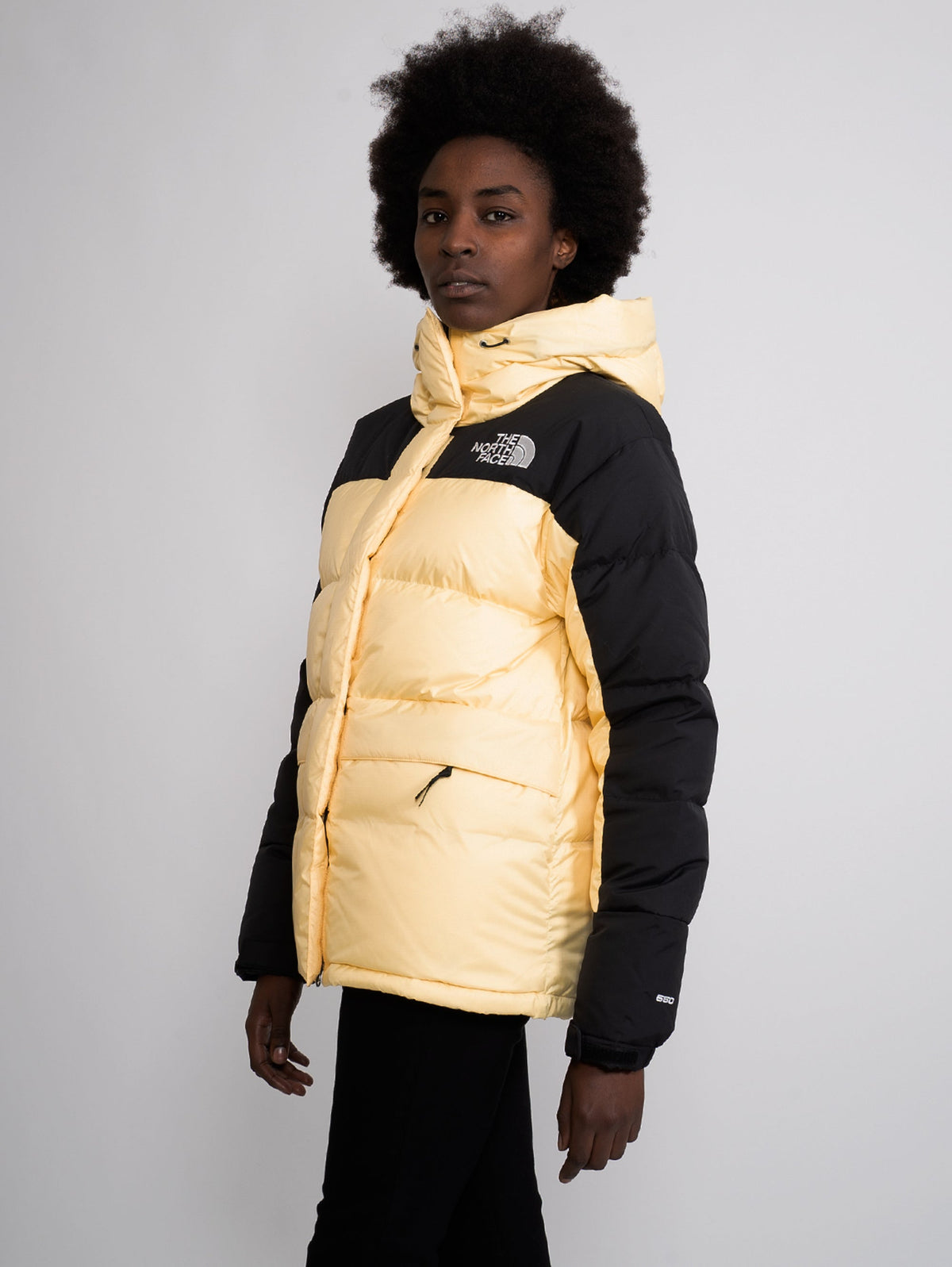 2026 New Arrival Piumino Oversize con Cappuccio Giallo/Nero