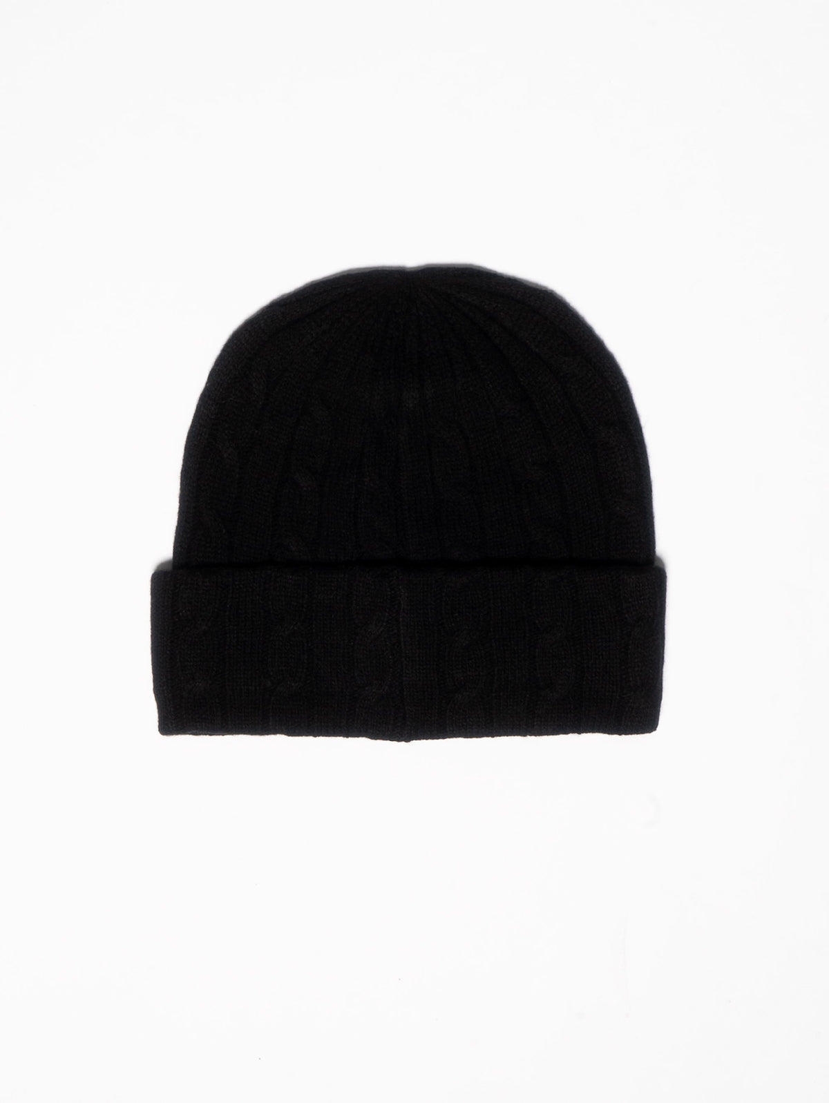 2026 New Arrival Cappello con Trecce Lana e Cashmere Nero