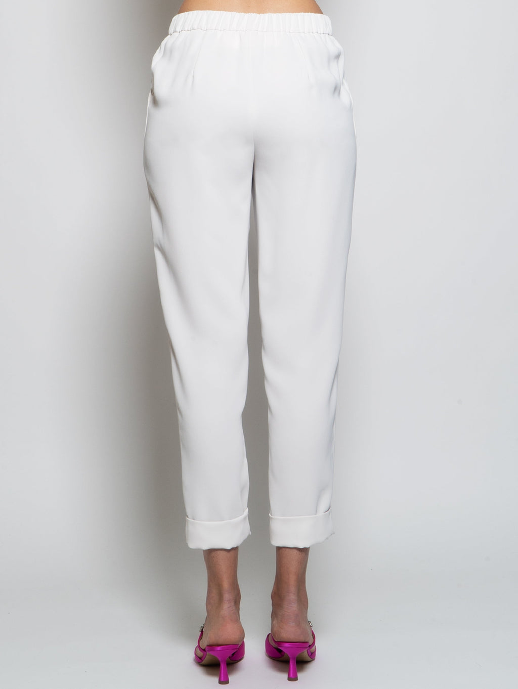 2026 New Arrival Pantaloni in Cady Panna