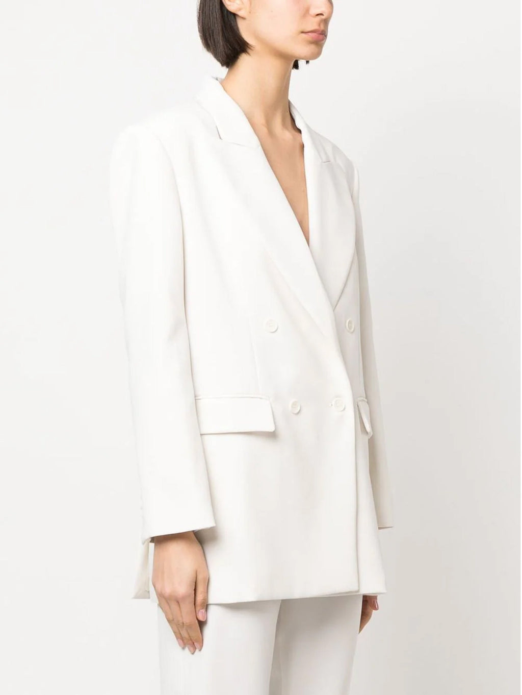 2026 New Arrival Blazer Doppio Petto in Cady Panna
