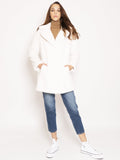 2026 New Arrival Cappotto in Ecofur - Bianco