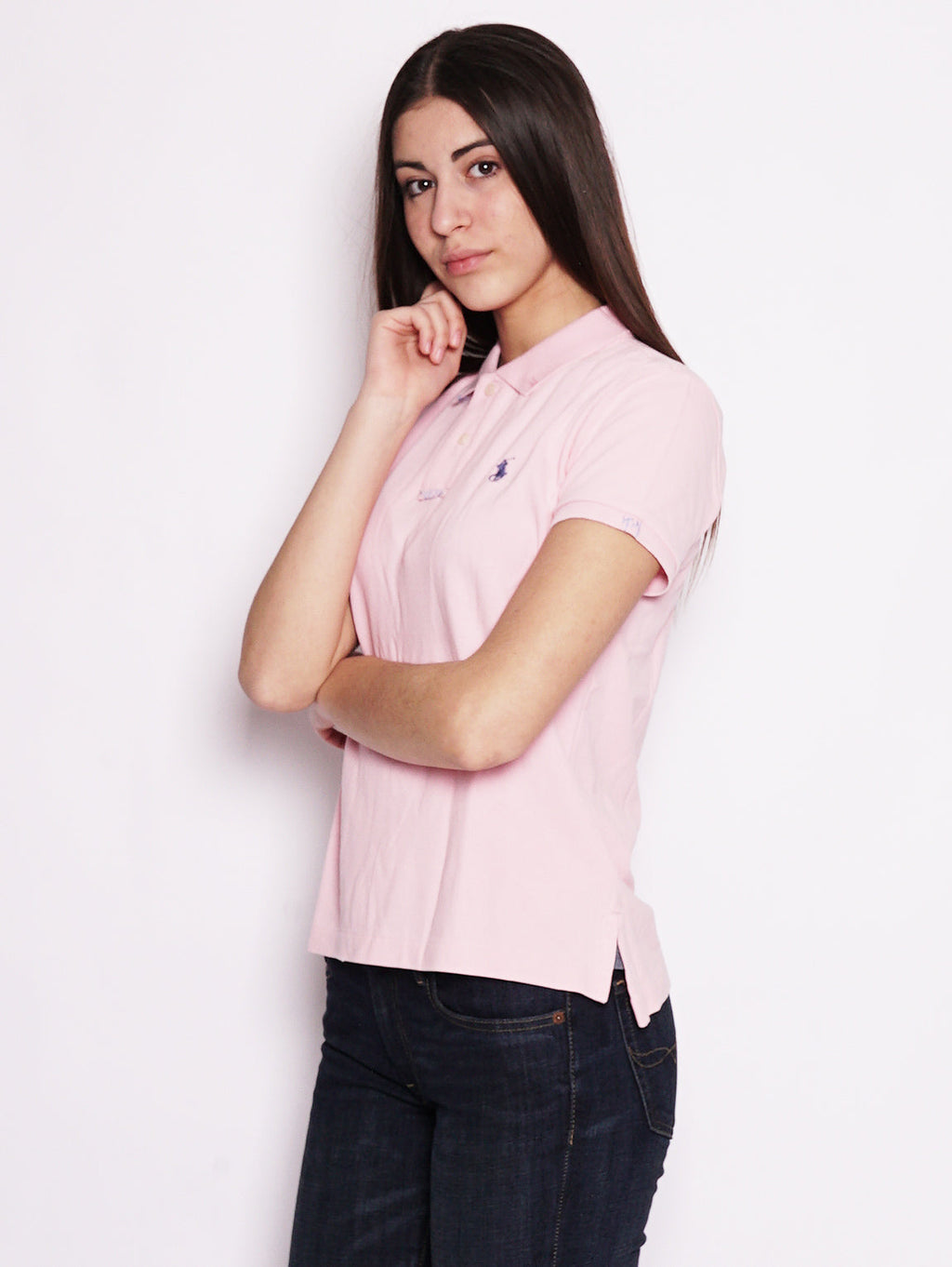 2026 New Arrival Polo Classic Fit Rosa