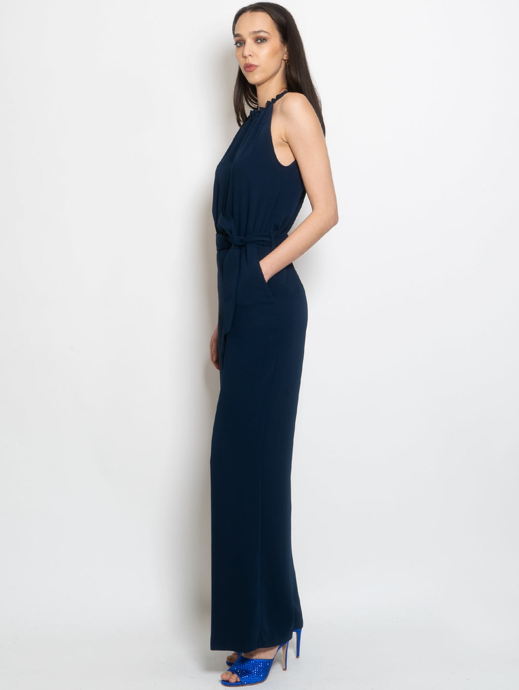 2026 New Arrival Tuta con Scollo all'Americana Blu